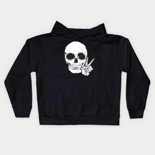 Skull Peace Sign Kids Hoodie